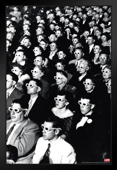 Time Life 3D Movie Viewers Photo Art Print Framed Poster 14x20 inch Time Life 3D Movie Viewers Photo Art Print Framed Poster 14x20 inch