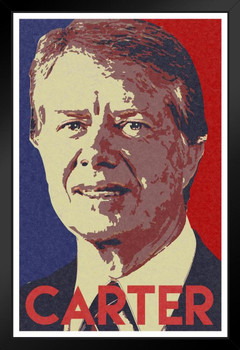 President Jimmy Carter Pop Art Portrait Framed Poster 14x20 inch President Jimmy Carter Pop Art Portrait Framed Poster 14x20 inch