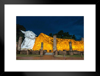 Wat Khun Inthra Pramun Temple Thailand Photo Art Print Matted Framed Wall Art 26x20 inch Wat Khun Inthra Pramun Temple Thailand Photo Art Print Matted Framed Wall Art 26x20 inch