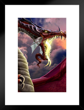 The Wretched Dragon Tom Wood Fantasy Art Matted Framed Wall Art Print 20x26 inch The Wretched Dragon Tom Wood Fantasy Art Matted Framed Wall Art Print 20x26 inch
