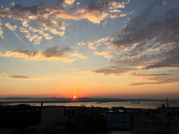 San Francisco Bay Sunrise Over Oakland Landscape Photo Mural Giant Poster 36x54 inch San Francisco Bay Sunrise Over Oakland Landscape Photo Mural Giant Poster 36x54 inch
