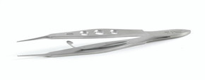 Snider Castroviejo Suture Forcep On Three Hole 0.12mm 1 x 2 Teeth With Tying Platform And Guide Pin Snider Castroviejo Suture Forcep On Three Hole 0.12mm 1 x 2 Teeth With Tying Platform And Guide Pin