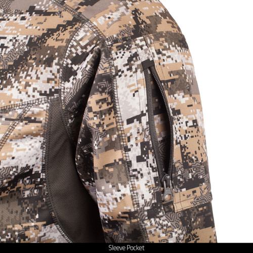 Men’s Mid Weight ½ Zip Performance Fleece Hunting Pullover in Disruption™