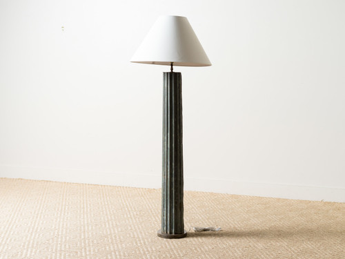 ANTIQUE ZINC FRAGMENT LAMP ANTIQUE ZINC FRAGMENT LAMP