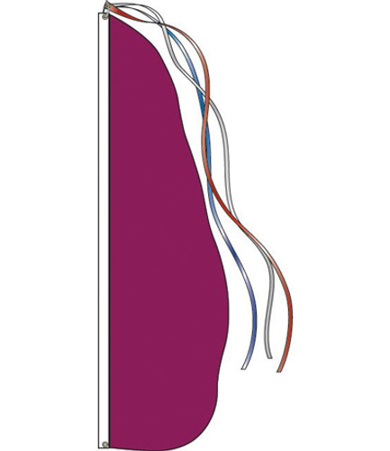 Style B - Wineberry Feather Dancer Flag