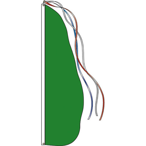 Style B - Green Feather Dancer Flag