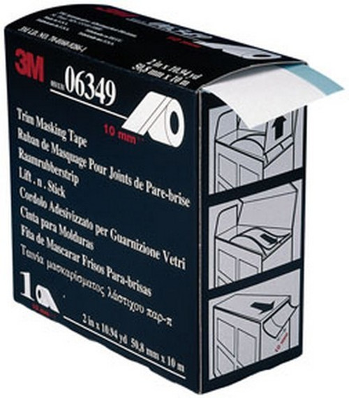 3M 10 mm Trim Masking Tape 50.8 mm x 10 m - M6349 3M 10 mm Trim Masking Tape 50.8 mm x 10 m - M6349