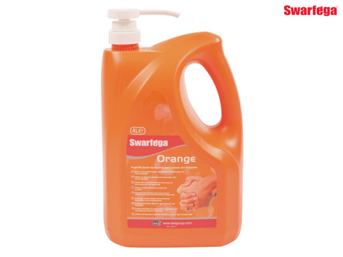Swarfega Orange Hand Cleaner Pump Top Bottle 4 Litre Swarfega Orange Hand Cleaner Pump Top Bottle 4 Litre