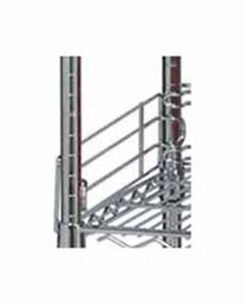 Chrome Wire Shelf Side Ledge 12"x4" Chrome Wire Shelf Side Ledge 12"x4"