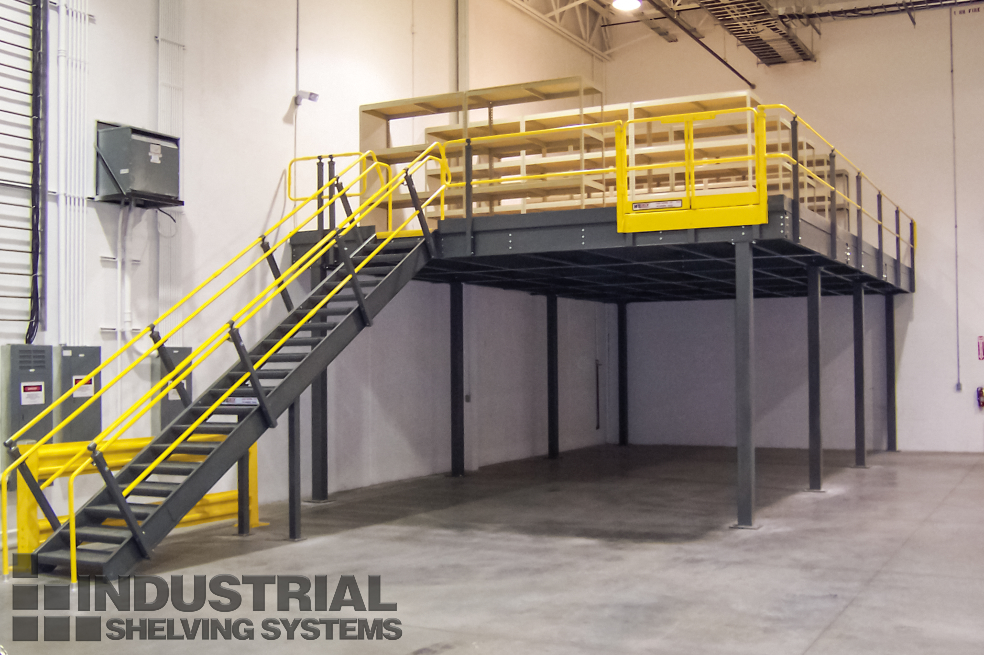Wildeck Mezzanine with Stair and Handrail