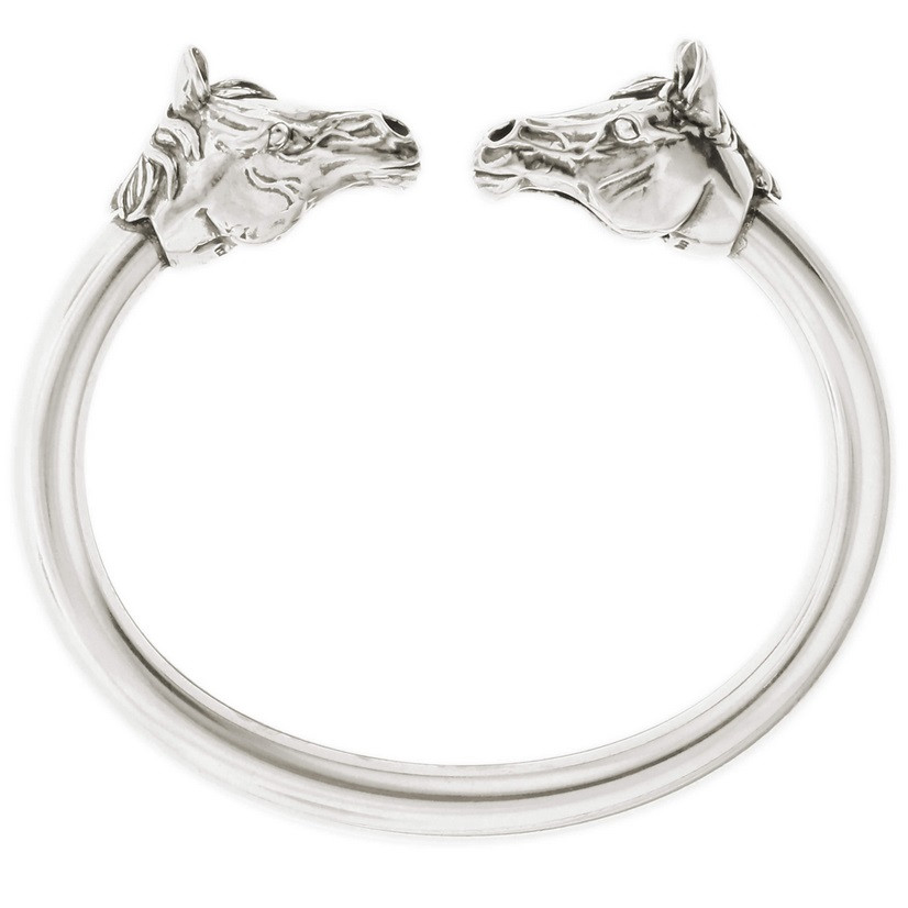 Horse Head Bracelet Sterling Silver Kabana