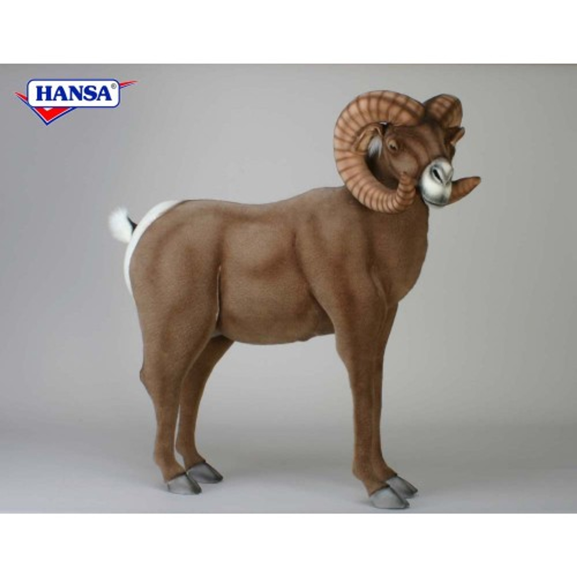 Big Horn Ram Stuffed Animal Ram Plush Hansa Toys