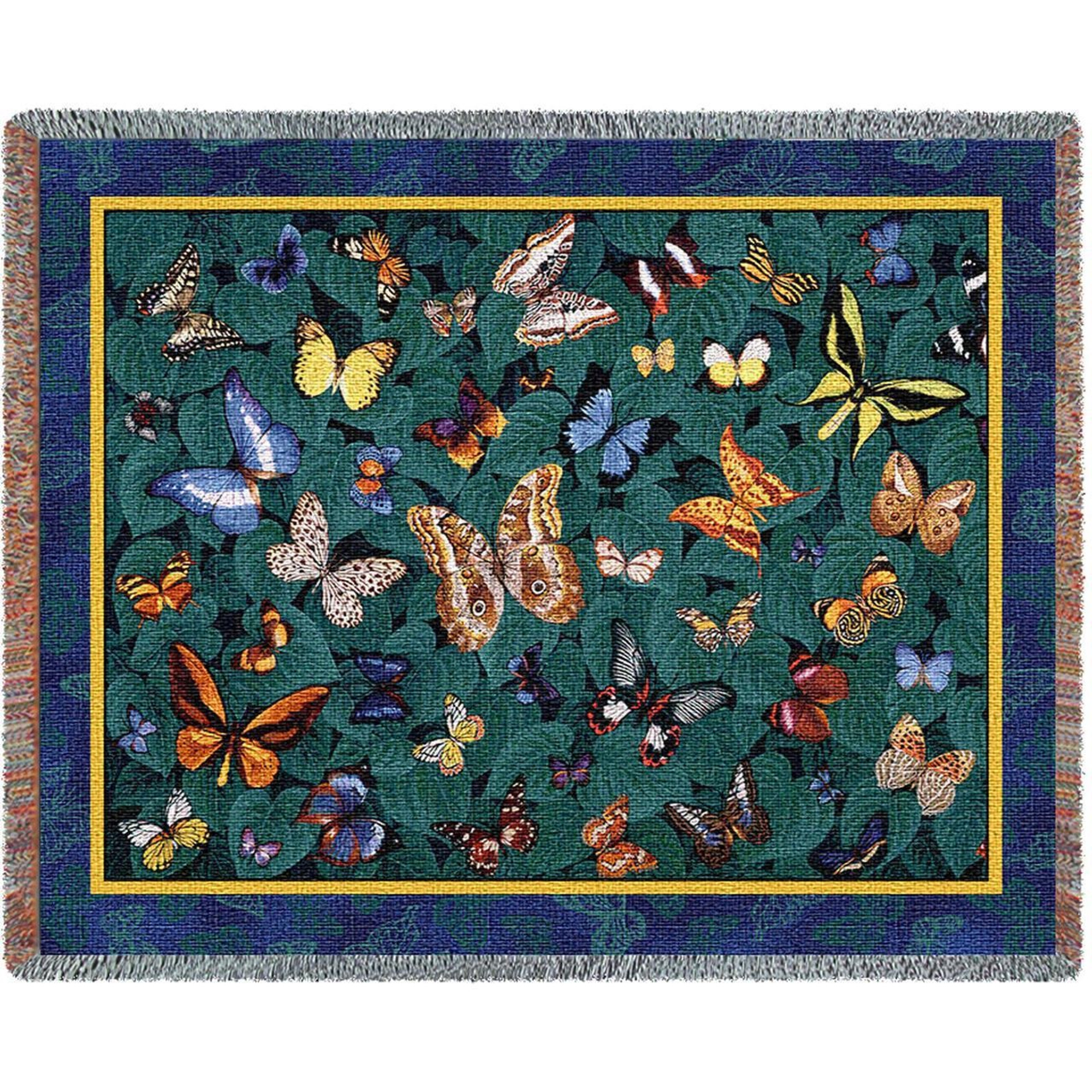 Butterfly Blanket | Woven | Throw | Butterfly Dance