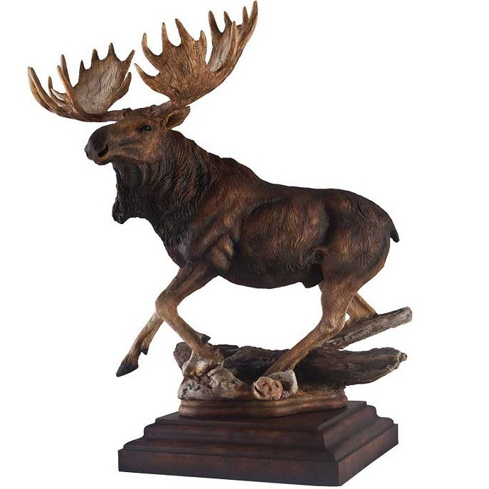 Moose In His Prime Sculpture Danny Edwards