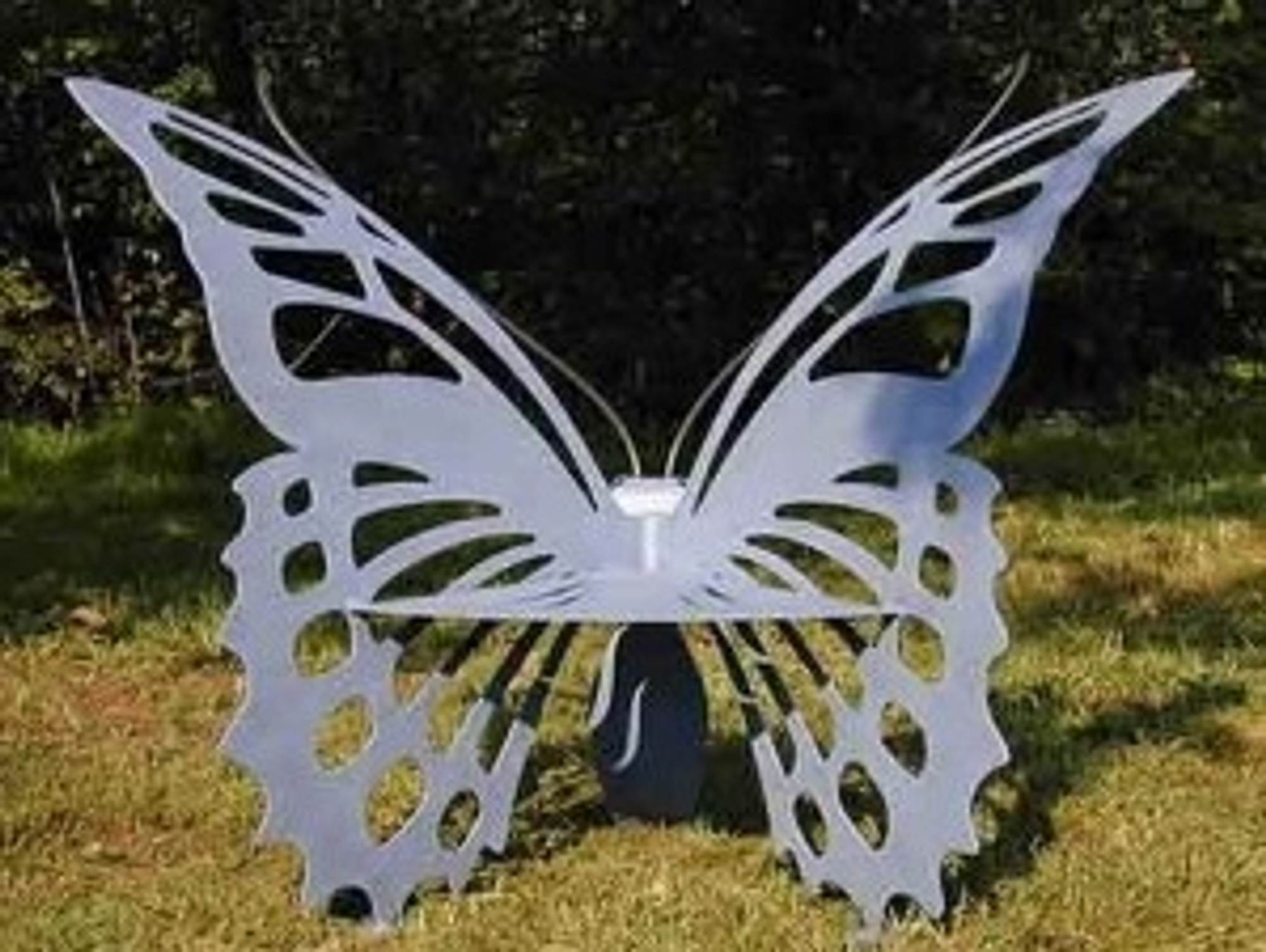 Large Butterfly Bench | Steel | Cricket Forge