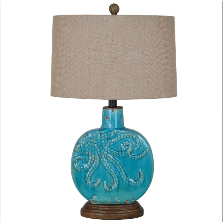 Octopus Table Lamp Coastal Crestview