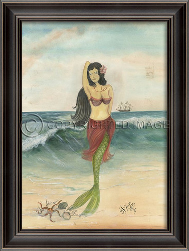Star of the Beach Mermaid Wall Art