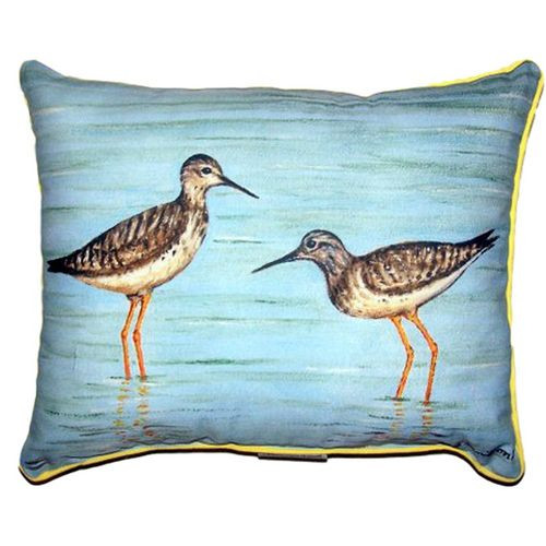 Yellowlegs Sandpiper Pillow