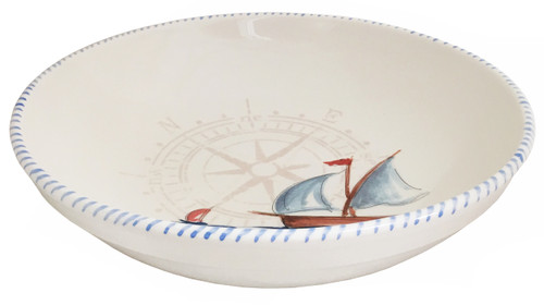 Sailboat Large Serving Bowl