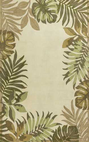 Paradise Border Luxury Wool Rug