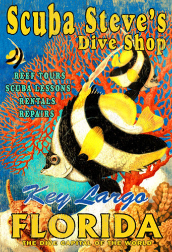 Scuba Steve's Dive Shop Custom Art