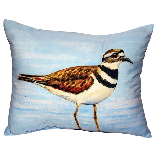 Killdeer Shorebird Indoor-Outdoor Pillow