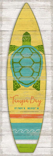 Sea Turtle Surfboard Custom Art