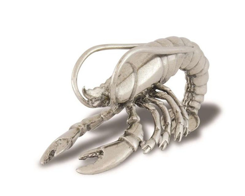 Pewter Prawn Napkin Ring-Set of 2