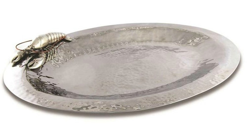 Pewter Lobster - Steel Tray