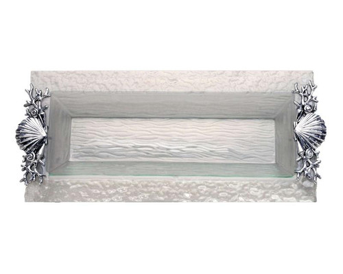Shell and Sea Life Oblong Tray