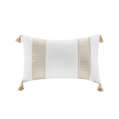 Saltwater and Dunes Tasseled Decorative Pillow