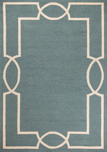 Hamptons Spa Blue Madison Rug by Libby Langdon