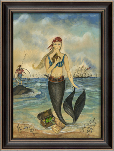 Pirate Mermaid Wall Art