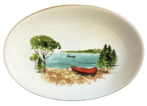 Day at the Lake Oval Serving Platter