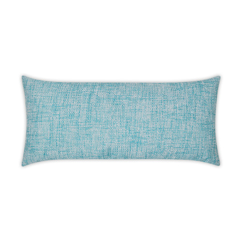 Double Trouble Turquoise Lumbar Pillow