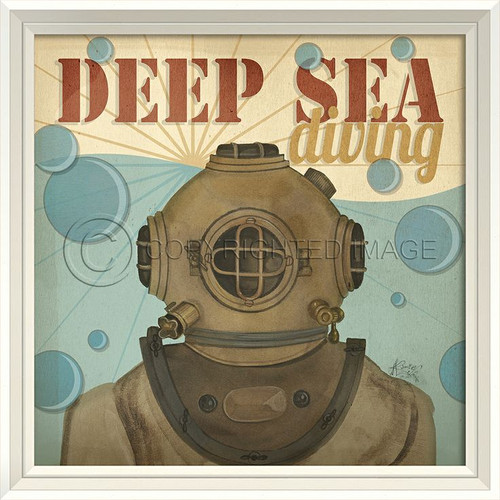 Deep Sea Diving Beach Poster Wall Art
