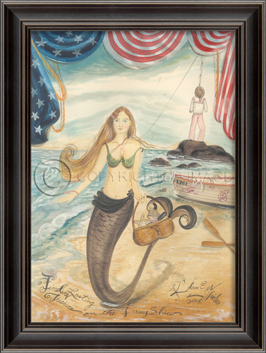 Finding Lasting Treasure - Large Mermaid Art