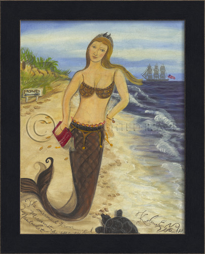 The Mermaid from Miacomet - Mermaid Art