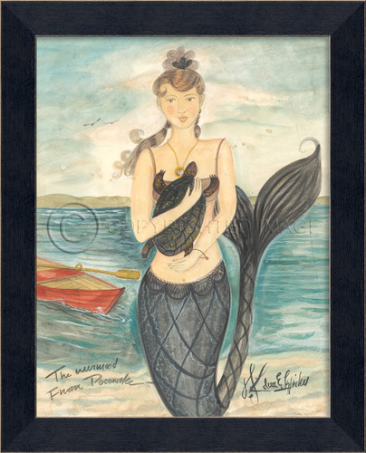 Mermaid from Pocomoke - Mermaid Art