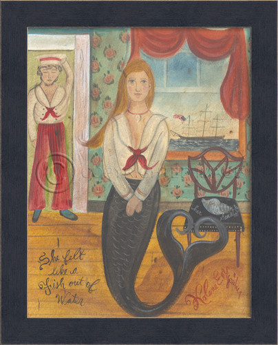 Fish out of the Water - Mermaid Art