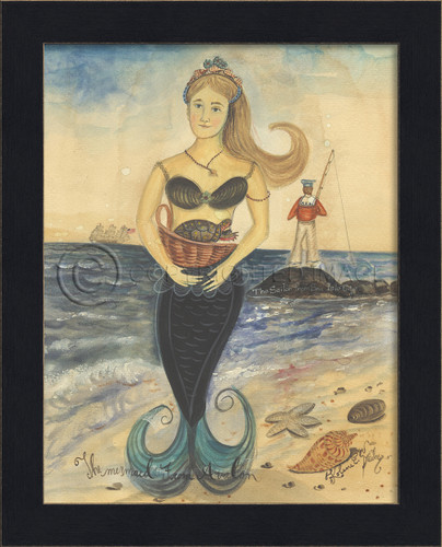 Mermaid from Avalon Framed Art