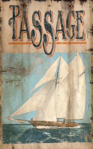 Sailing Passage Art Sign