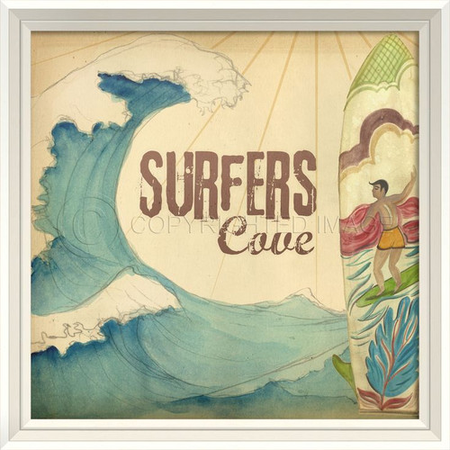 Surfer's Cove Wall Art