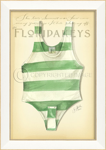 Vintage Swimsuit Art - Florida Keys