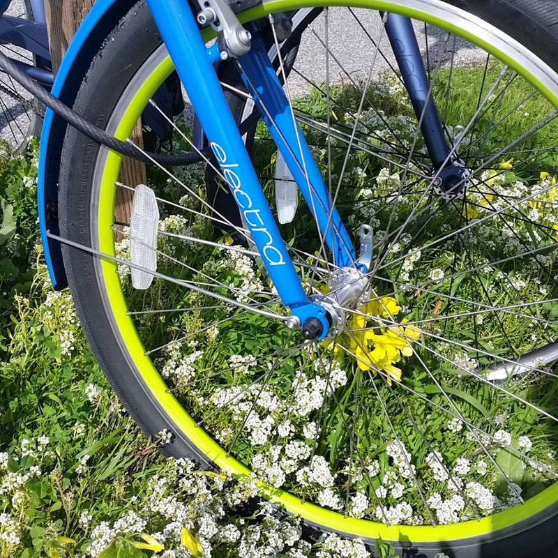 biking beach