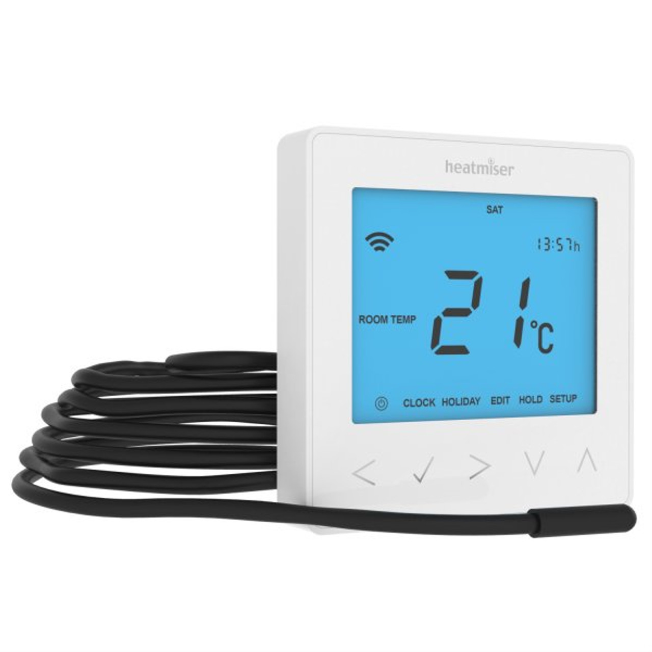 Heatmiser neoState Electric Floor Heating Thermostat Glacier White