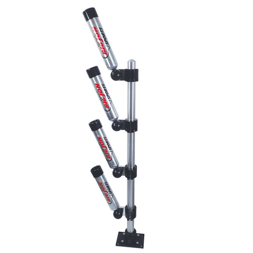 Big Jon's "Multi-Set Rod Holder" is one of the most popular rod holders on the market; for good reason, not only is it among the most solid built rod holders available, it is so easy to use, that you can adjust it to any of nine it's positions.