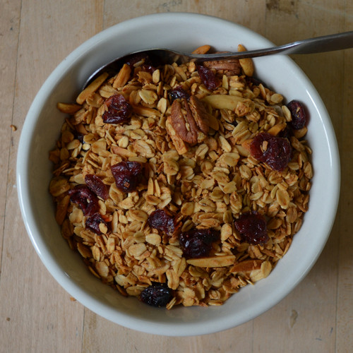 Cranberry Granola Koinonia Farm handmade from above