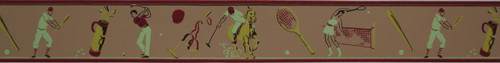 Duro Vintage Wallpaper Border Sports II