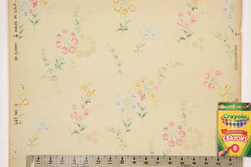 930s Vintage Wallpaper Spring Floral